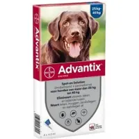 Advantix 400/2000 voor honden van 25 tot 40 kg 4 pipetten