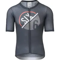 Agu Fietsshirt AGU Men SS Six6 High Summer Charcoal-XXL
