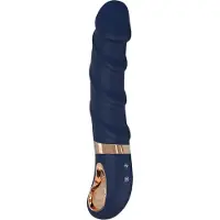 Dream Toys Goddess Belenos - verwarmende G-punt vibrator (blauw)