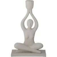 Bloomingville Lucie kandelaar 24 cm Wit