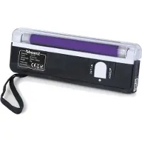 Beamz draagbare 15cm Blacklight UV lamp met zaklamp