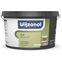 Wijzonol Muurverf Mat 1 LTR - Donkere kleur|1|111