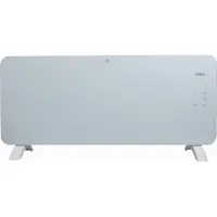 FlinQ Slimme Paneelverwarmer met WiFi - Verwarming elektrisch - Verwarmingspaneel - Elektrische kachel - Convectorkachel - Portable Heater - 2000W - Wit