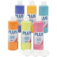 Adlibris acrylverf, kleurrijk, 6x250 ml