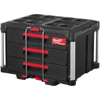 Milwaukee PACKOUT Gereedschapskoffer met Drie Lades - 4932472130