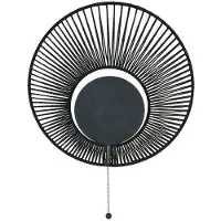 Forestier Wandlampe , Oyster, dimbare, Zwart, Woonkamer, Metaal, Designer