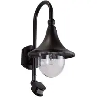 LINDBY Buitenverlichting , Daphne, dimbare, Zwart, Balkon, Aluminium, Modern