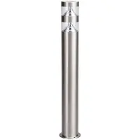 LINDBY LED tuinpadverlichting - tuinlamp LANEA, alu / grijs / zink, Roestvrij staal, Modern, LED buitenlamp