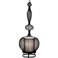 Forestier Tafellampe , Impératrice, Zwart, Woonkamer, Metaal, Designer