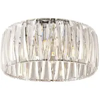 LINDBY Plafondlamp , Sofia, dimbare, Doorzichtig, Woonkamer, Kunststof, Modern
