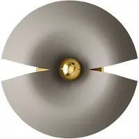 AYTM Wandlampe , Cycnus, dimbare, Grijs, Woonkamer, Aluminium, Designer