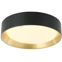 LINDBY Plafondlamp , Kambia, Zwart, Woonkamer, Aluminium, Modern