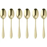 Sambonet Theelepel Velvet PVD Champagne (6-Delig)