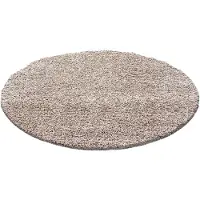 Muratap Basic rond shaggy vloerkleed hoogpolig- 200 cm rond