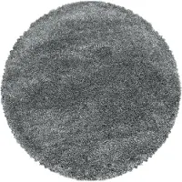 Muratap Pearl soft rond hoogpolig vloerkleed licht- 80 cm rond