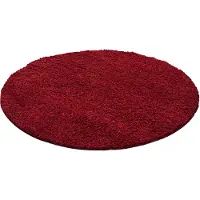 Muratap Basic rond shaggy vloerkleed hoogpolig- 200 cm rond