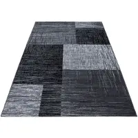 Muratap Plus vloerkleed laagpolig tapijt woonkamer grijs / 80x300 cm