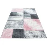 Muratap Hawaii vloerkleed / grijs laagpolig- 120x170 cm