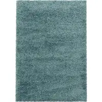 Muratap Monaco soft shaggy hoogpolig vloerkleed blauw / 160x230 cm