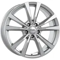 Rial Litá velg, M12, 7 inch breed, 17 inch diameter, 5 boutgaten, 112 mm steek, 48,5 mm naafgat, kleur: zilver