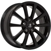 ITWHEELS Aluminium velg 16 inch Alice 5x112 6,5J ET35, Kleur Zwart Glimmend