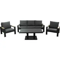 Buitengewoon Boet Benton Sofa Loungeset Antraciet