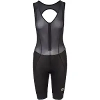 Agu High Summer Fietsbroek met Zeem IV Trend Dames - Zwart - XL - Met Bretels - Extra Ademend - UV bescherming