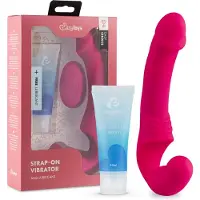 Easy Choice Love Rider Strapless Strap On Vibrator - Roze