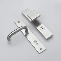 Tzunali MASSIEF RVS Deurbeslag. Model TAMEGA SKG*** BREED T=15/5 VKTB (kerntrek) PC92 BUITEN KNOP ALMADA; BINNEN KRUK VIGO