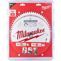 Milwaukee CIRKELZAAGBLAD HOUT TWIN PACK 254 X 30 MM 4932471318, 4932471320 (2-DE