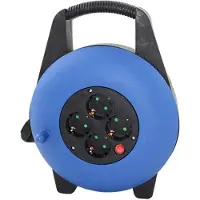 Silver Sanz Zilveren Elektronica Kabeltrommel 3500 W - Blauw
