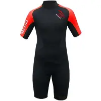 Seland Ari Neoprene 2.5 Mm Junior Short Sleeve Shorty Zwart 10 Years Jongen