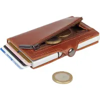 Silvergear Luxe Pasjeshouder Leer Bruin