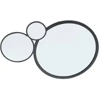4Goodz Wandspiegel jennifer 3 in 1 metaal 75x50x3 cm -