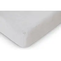 Linnick Badstof Velours Hoeslaken - white - 2 Persoons - 120/140/150x200/220cm