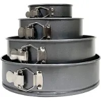 Krumble Springvormen set van 4 - Diameter 26, 24, 18 en 12 cm
