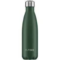 FLASKE Moss - RVS Drinkfles van 500ML- Geschikt als waterfles, thermosfles en thermoskan