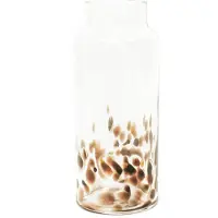 Housevitamin - Vaas 'Stippen' (Wit/Zwart, 30cm)