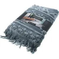 Arowell Luxe Jacquard Hamamdoek - Fouta - - Hammamdoek - 100% Katoen - 90 x 170 cm - Grijs