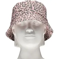 Sarlini - Hoedje - Luipaard - Licht - Roze - Girls - Kids - One Size - 54 cm