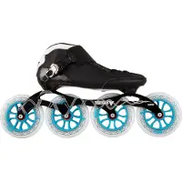 Viking Hi-speed Inline Skate 4x110mm Compleet Zwart 46