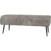 Riverdale Bankje Jessie grijs 129cm