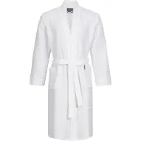 Morgenstern badjas Luca wafelstof Kimono 120cm Wit S