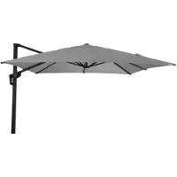 Lesli Living Zweefparasol Libra - Grijs - 2,5 x 2,5 Meter -