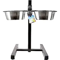 Nobleza Double Adjustable Shelf Hondenvoerbak