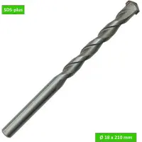 Piranha betonboor - Ø 18 x 210 mm - SDS plus - X54082