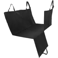 Nobleza Hondendeken auto - 2 Delen - Autodeken hond - Hondendeken voorstoel auto - Autodeken hond achterbank - 147x145 cm - Zwart