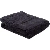 Arowell Sporthanddoek Fitness Handdoek 130 x 30 cm - 500 Gram - Zwart - 5 stuks