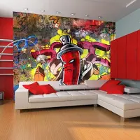 Artgeist Fotobehang – Behangpapier - Fotobehang - Graffiti monster 300x231 -