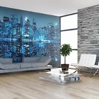 Artgeist Fotobehang XXL - Ocean of lights - NYC